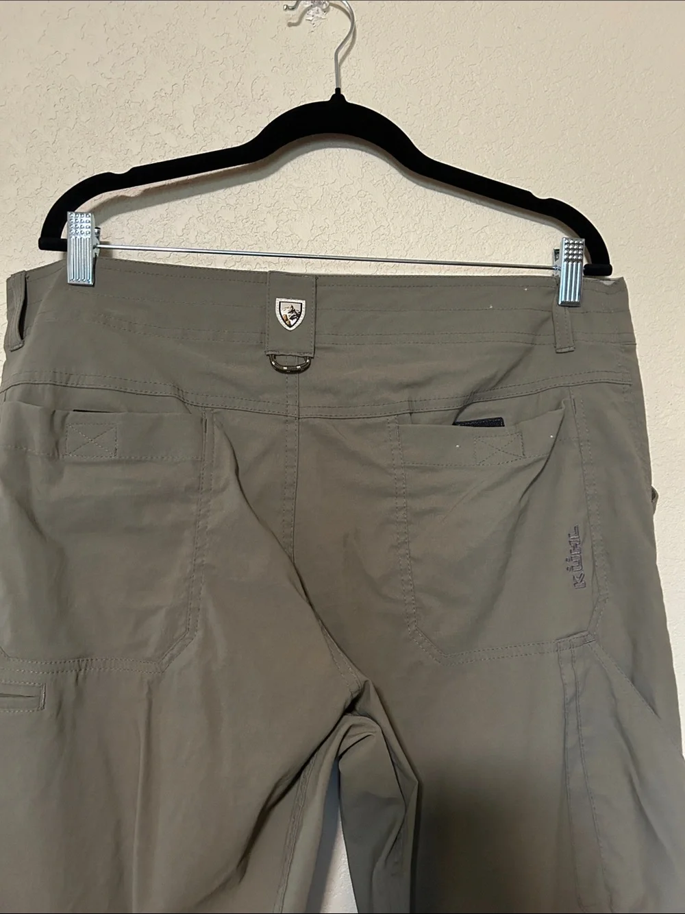 Kuhl Renegade Men’s Outdoor Pants 36x32 Olive Gray Stretch Hiking Travel